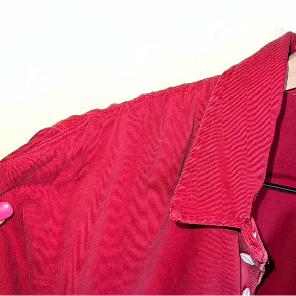 POLO RALPH LAUREN Red long sleeve rugby shirt L - Picture 4 of 6